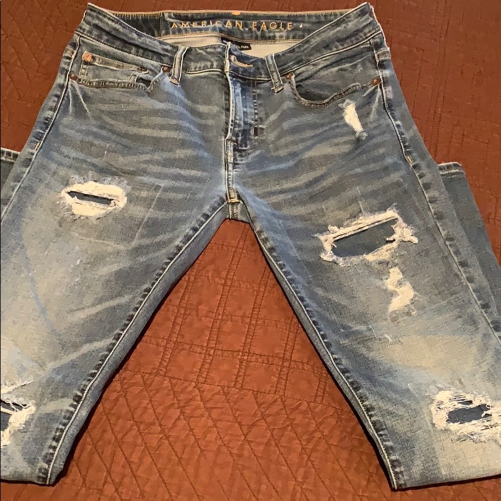 Distressed Jeans